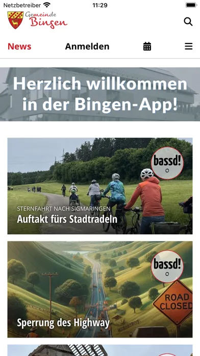 Zrzuty ekranu Gemeinde Bingen/Hohenzollern