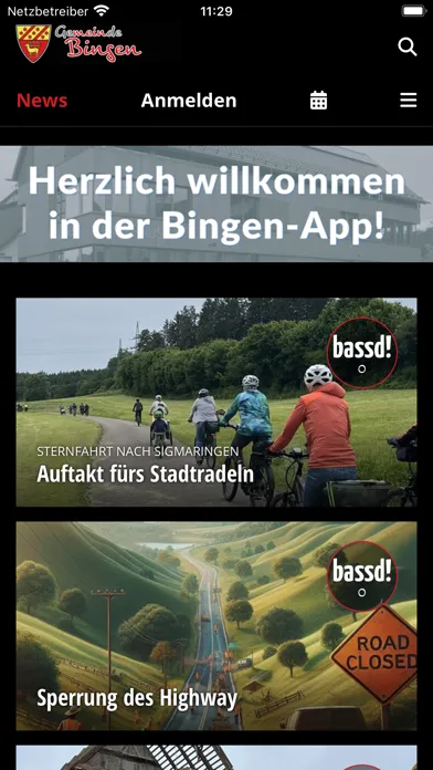 Zrzuty ekranu Gemeinde Bingen/Hohenzollern