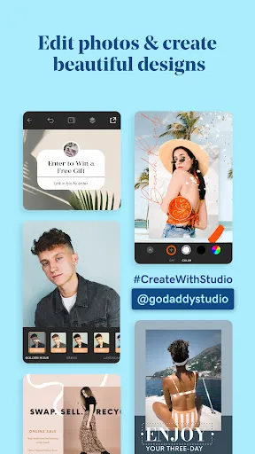 GoDaddy Studio: Graphic Design應用截圖