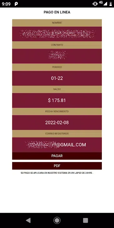 Screenshot di Comapa Altamira