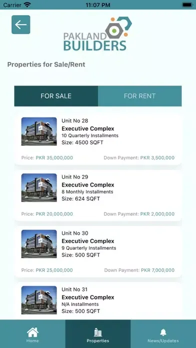 Zrzuty ekranu Pakland Properties