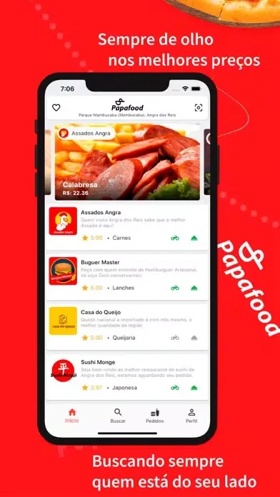Ảnh chụp màn hình của Papafood