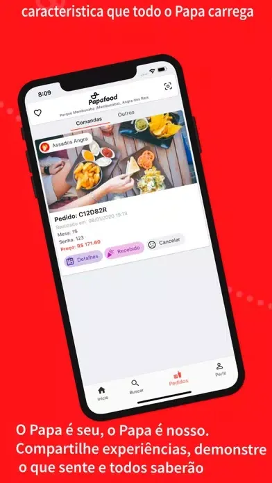 Ảnh chụp màn hình của Papafood