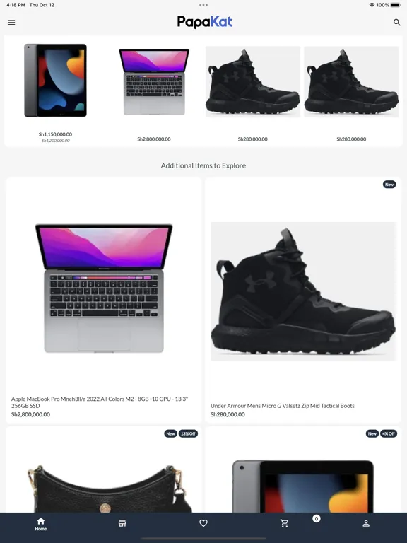 Ảnh chụp màn hình của Papakat - Buy and Sell Online iPad 