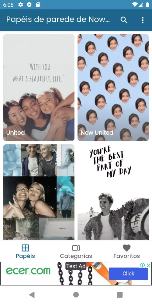 Скриншоты Now United - Papel de parede