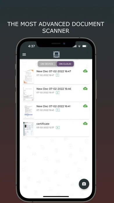 Tangkapan layar PaperScan - Doc Scanner.