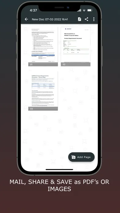 Tangkapan layar PaperScan - Doc Scanner.