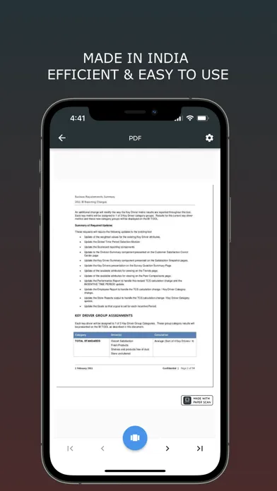 Tangkapan layar PaperScan - Doc Scanner.