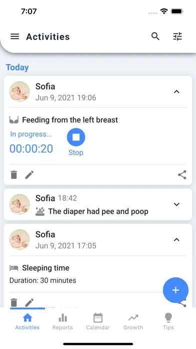 Скриншоты Baby Tracker - Feeding, Sleep