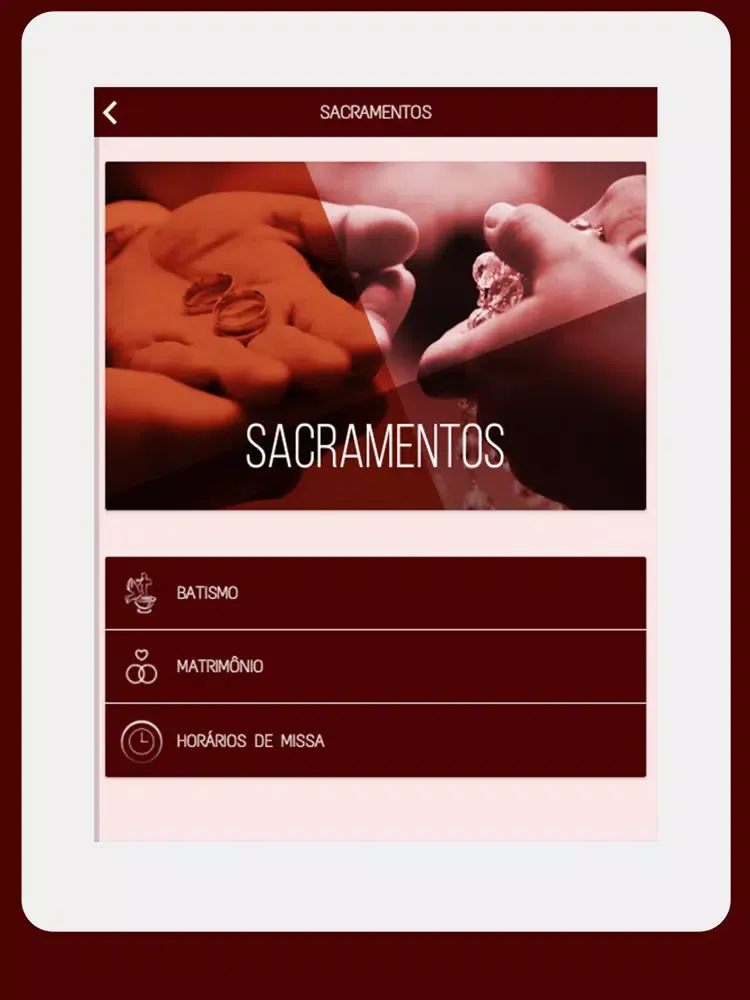 Paróquia São Vicente de Paulo iPad 应用截图