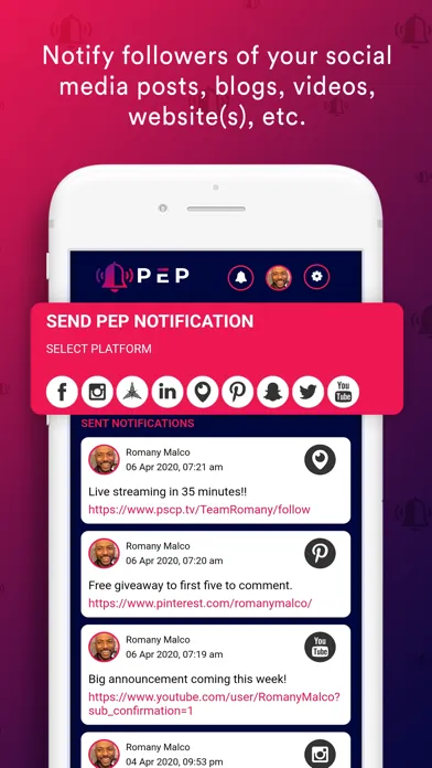 Zrzuty ekranu PEP Pager LITE