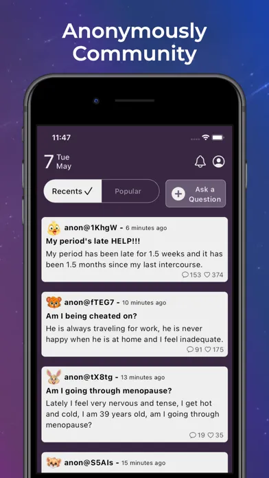 صور Mia Period Tracker & Ovulation
