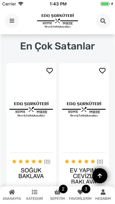 Tangkapan skrin Eda Şarküteri