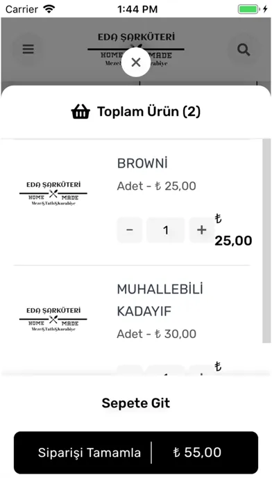 Tangkapan skrin Eda Şarküteri