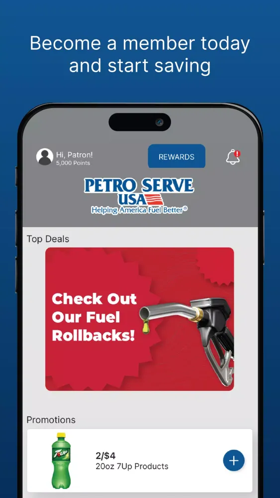 Petro Serve USA Rewards Screenshots