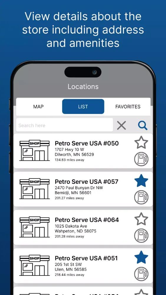 Petro Serve USA Rewards Screenshots