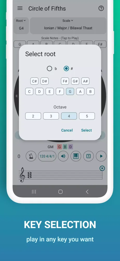 Circle of Fifths Screenshots