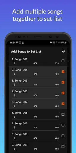 Screenshot di Stage Metronome with Setlist