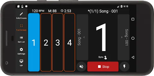 Screenshot di Stage Metronome with Setlist