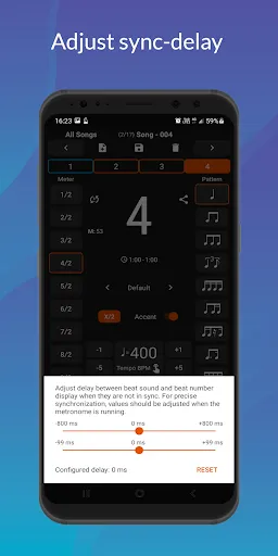 Screenshot di Stage Metronome with Setlist