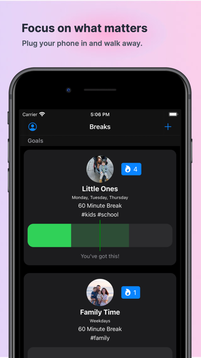 ภาพหน้าจอของ Phone Break: Less Screen Time