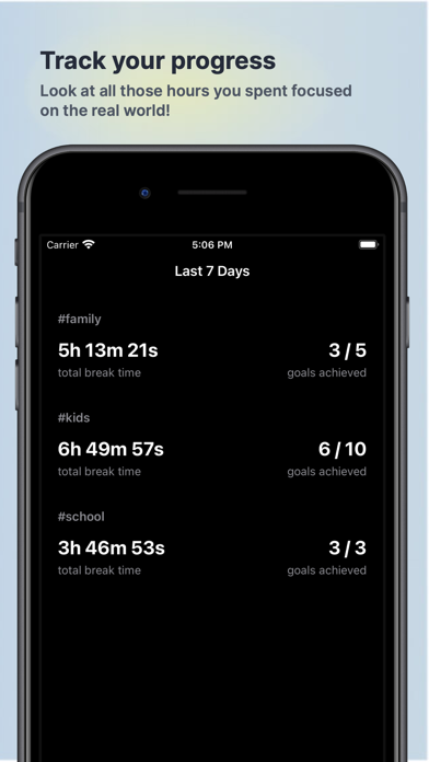 ภาพหน้าจอของ Phone Break: Less Screen Time