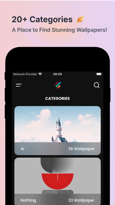 PhoneWalls - 4K Wallpapers Hub 스크린샷