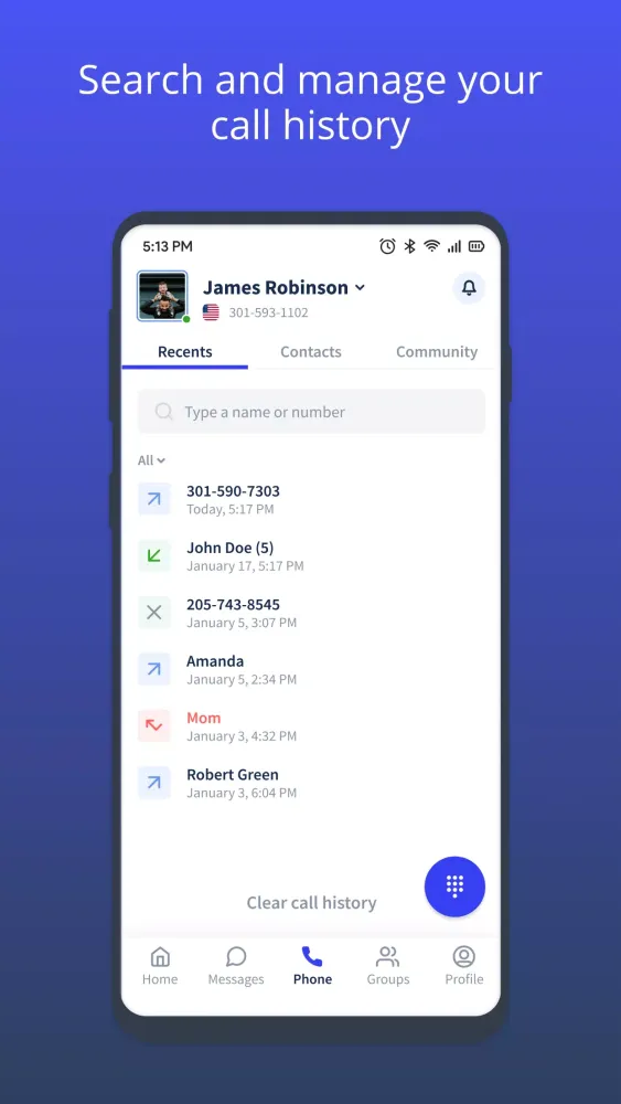 Phound Phone Screenshots