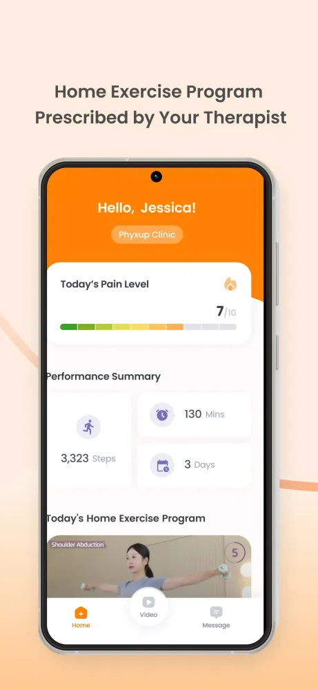 Capturas de tela do PhyxUp Health