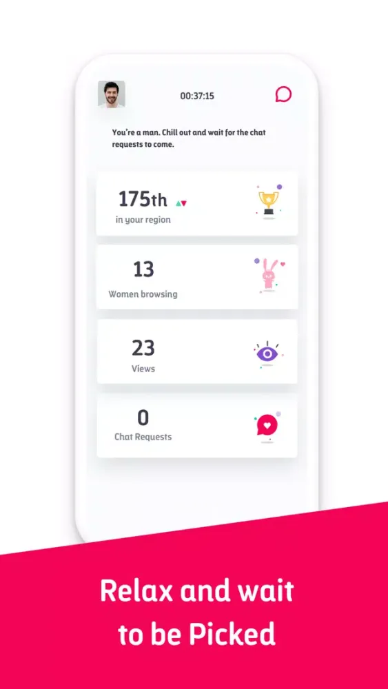 Zrzuty ekranu Pickable - Anonymous dating