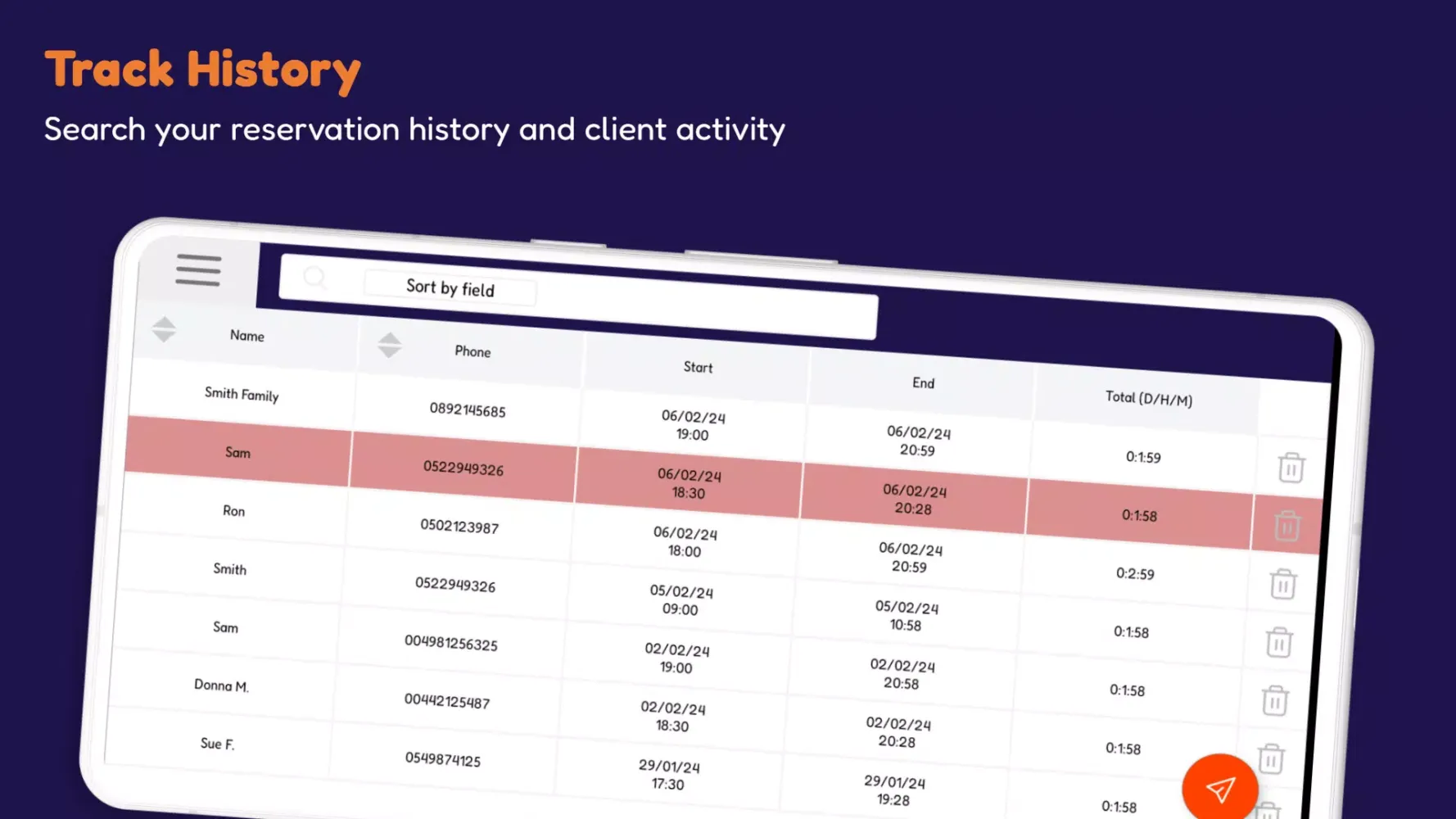 Car Rental Booking Planner Pro Screenshots