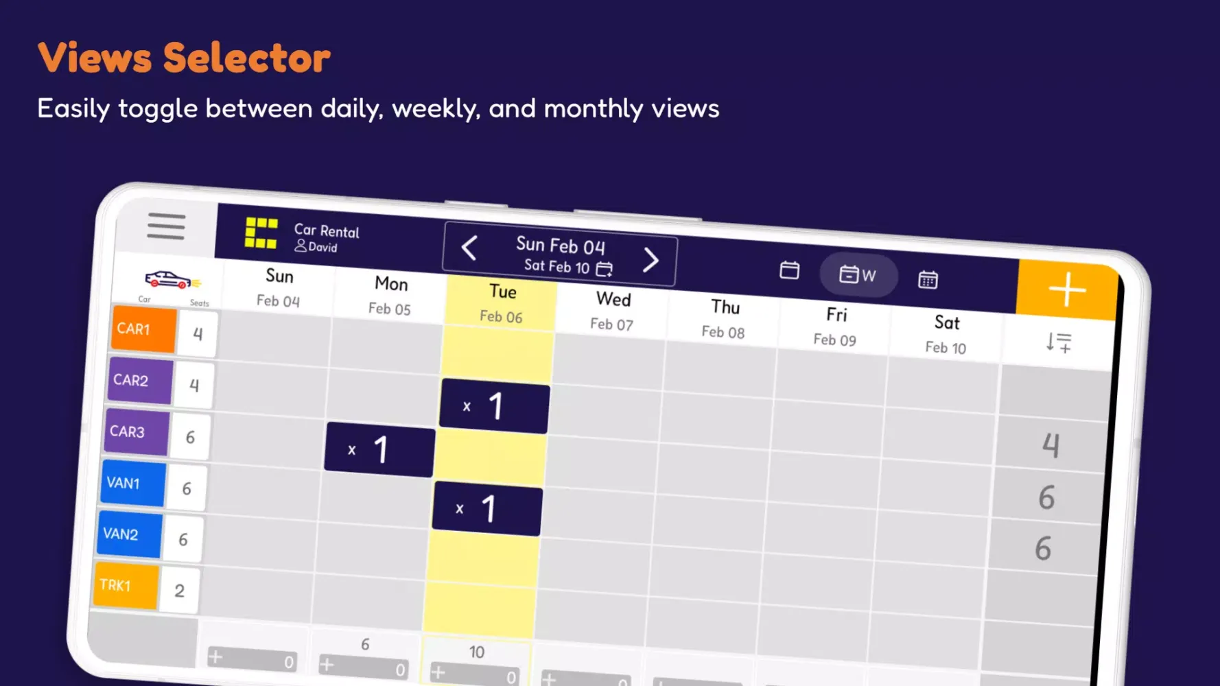 Car Rental Booking Planner Pro Screenshots