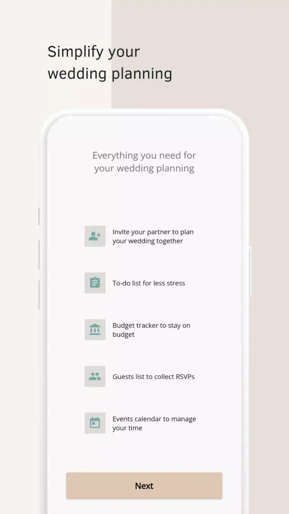 Tangkapan layar Wedding Planner by PlanWed