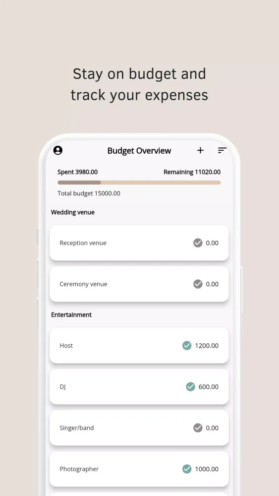 Tangkapan layar Wedding Planner by PlanWed