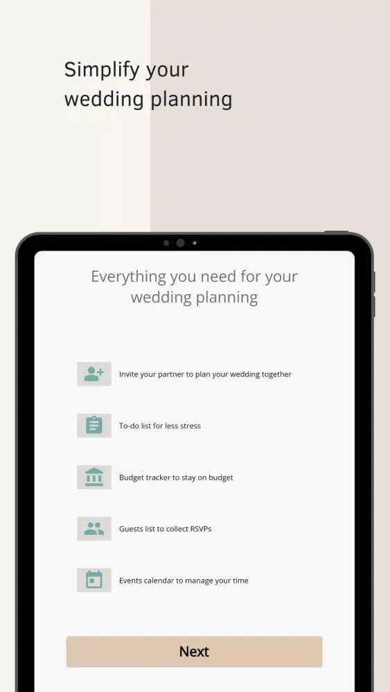 Tangkapan layar Wedding Planner by PlanWed