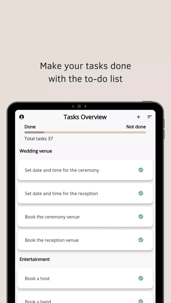 Tangkapan layar Wedding Planner by PlanWed