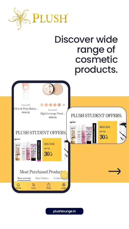 Plush Online Beauty Shopping Screenshots