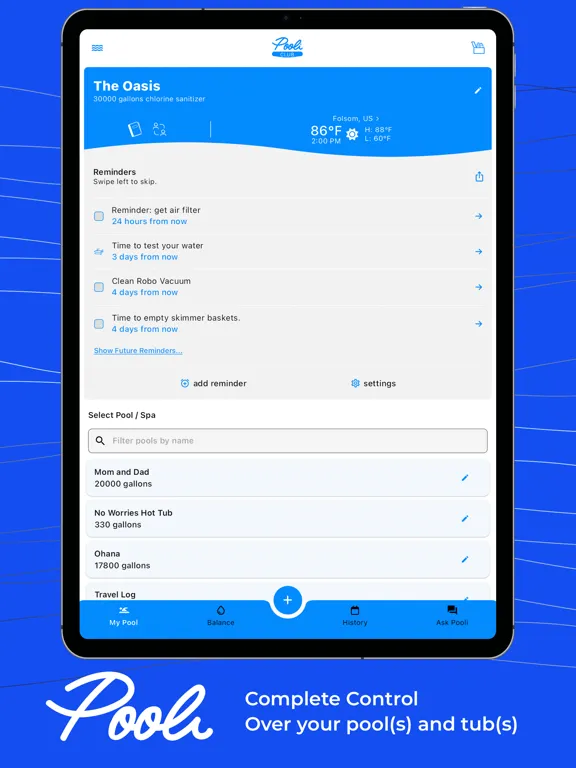 Pooli iPad  Screenshots