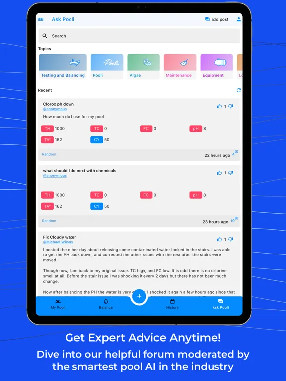 Pooli iPad  Screenshots