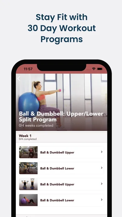 Screenshot di Stability Ball Workouts