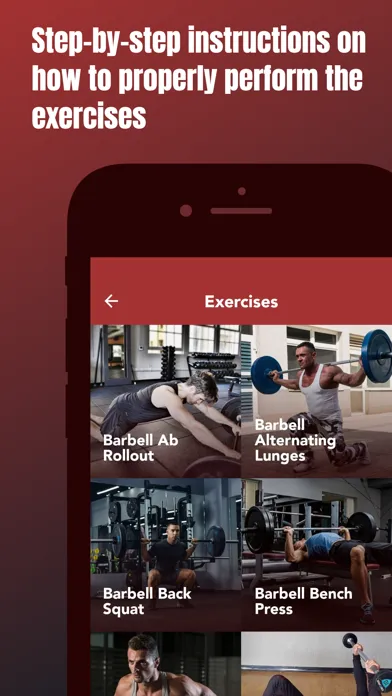 تصاویر Barbell Exercises
