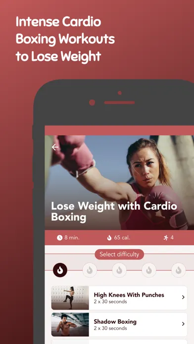 Tangkapan skrin Cardio Boxing
