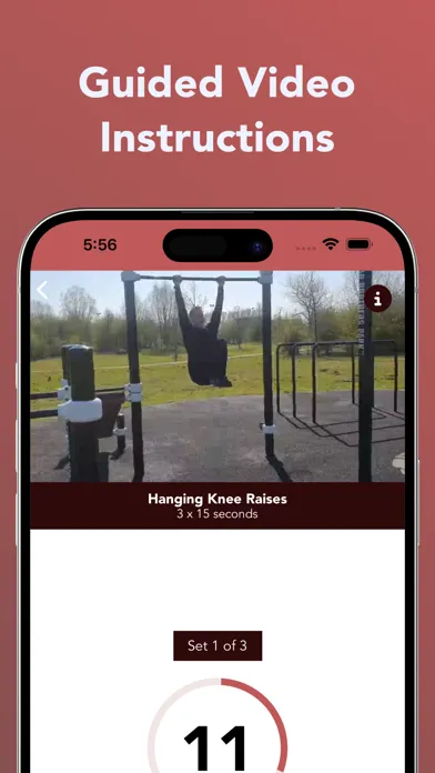 Captures d'écran de Calisthenics Workout Plan