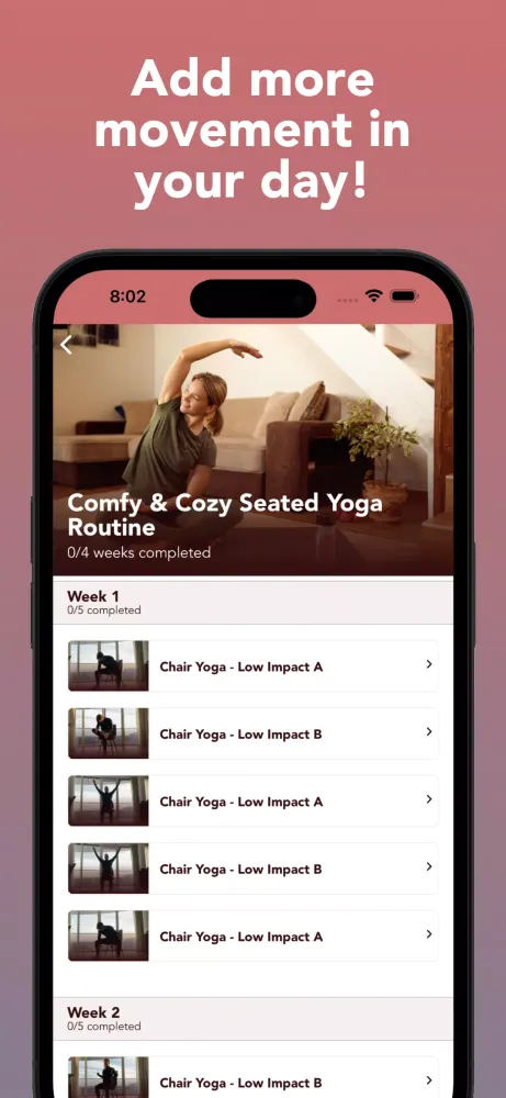Cozy Cardio - Workout at Home Screenshots