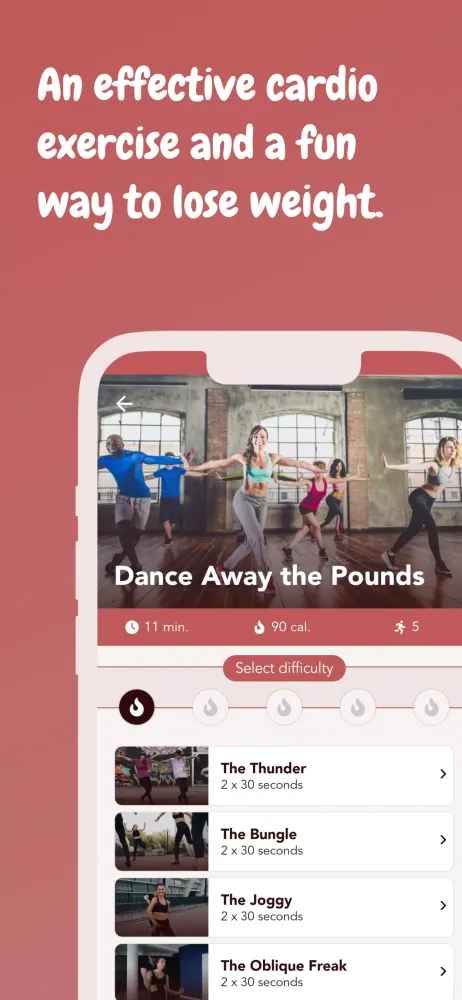 Screenshot di Dance Workouts