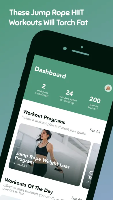Скриншоты Jump Rope Workout Programs