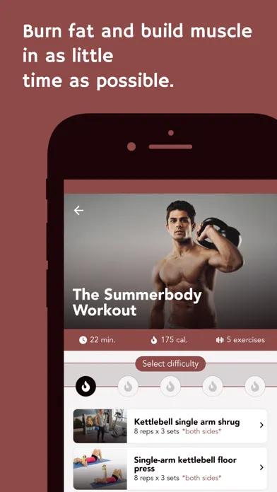 Скриншоты Kettlebell Workout Program