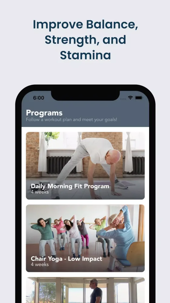 Captures d'écran de Gentle Exercises for Seniors