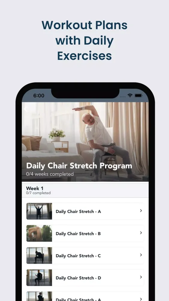 Captures d'écran de Gentle Exercises for Seniors