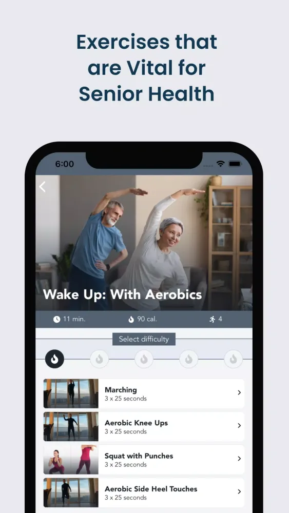 Captures d'écran de Gentle Exercises for Seniors